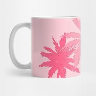 Cute pink palm trees Mug